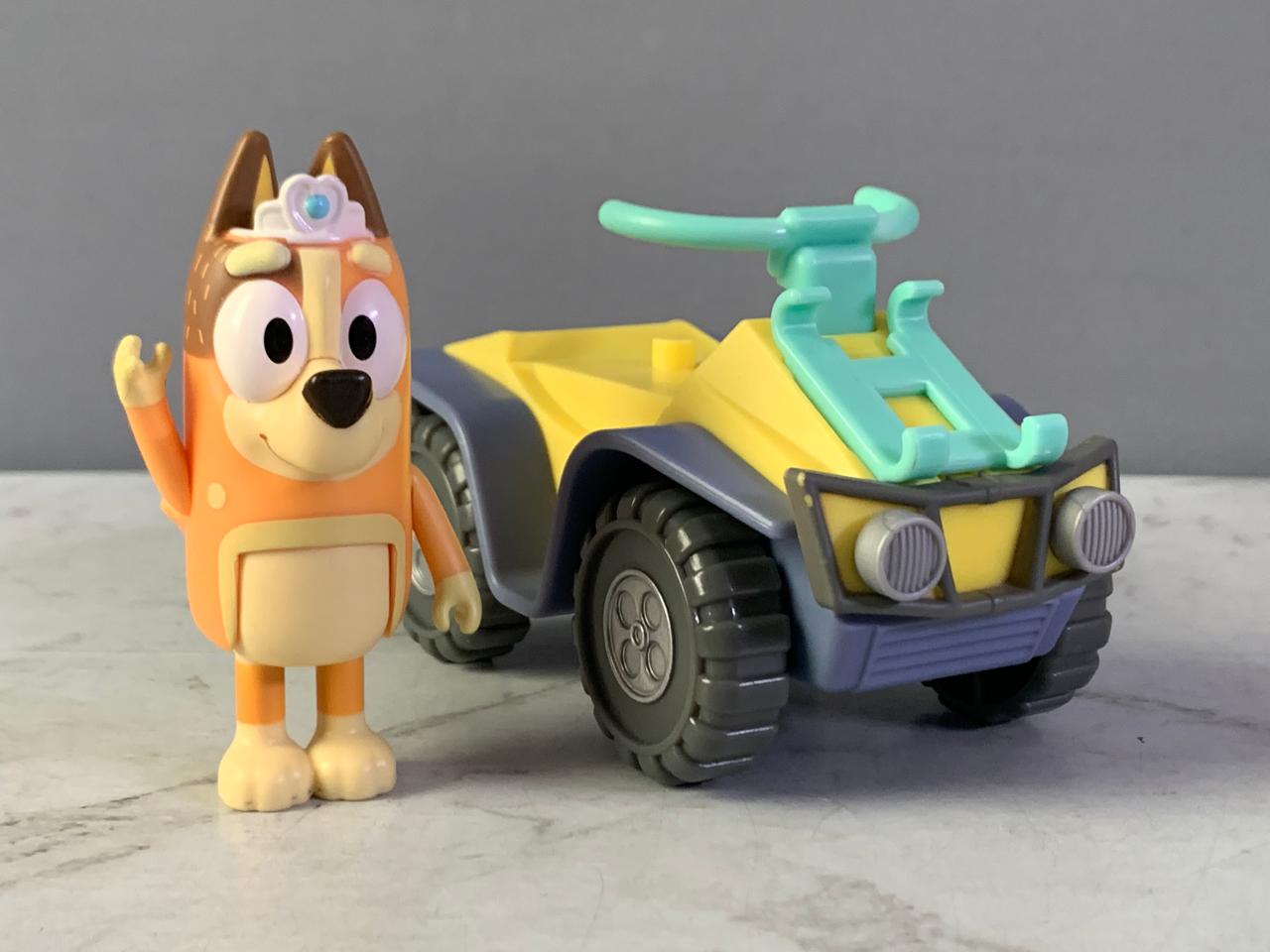 Bluey Bjngo Quad Bike Toy.