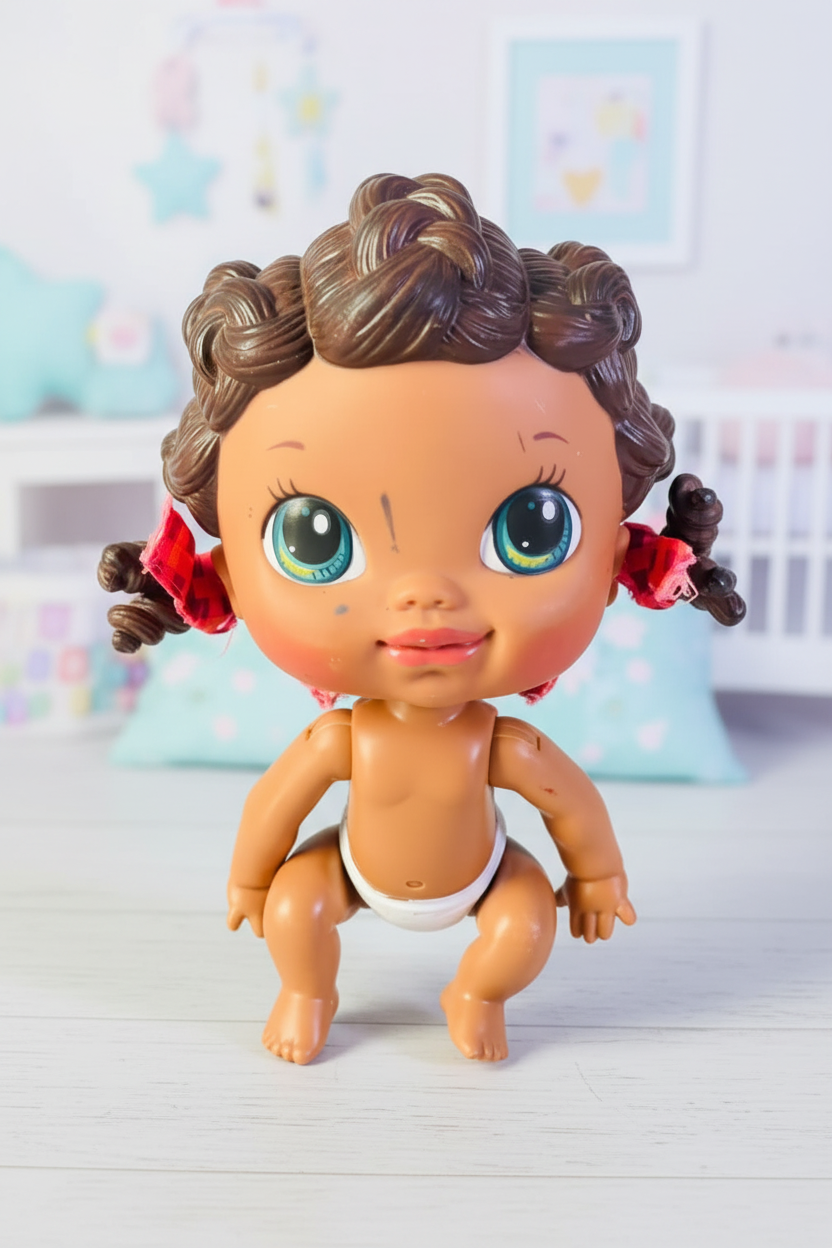 Hasbro Baby Alive Crib Life Lulu Lake Doll.