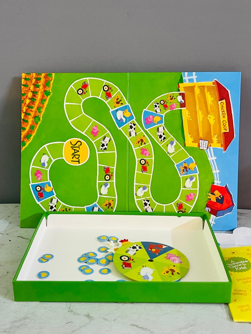 Peaceable Kingdom Count Your Chickens! Board Game. (Without hen stand) (Rs 300 advance)
