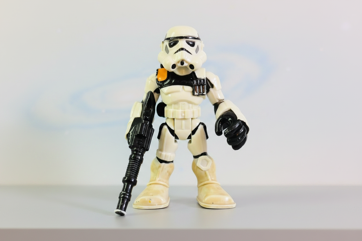 Hasbro Playskool Star Wars Galactic Heroes Sandtrooper Action Figure.