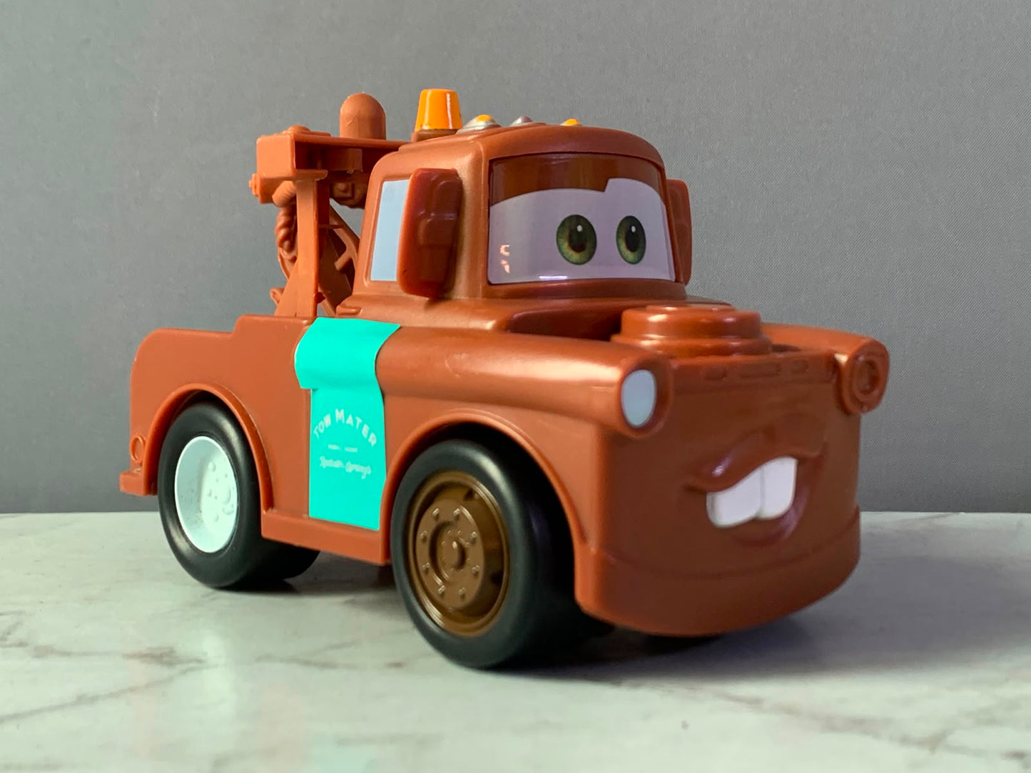 Pixar Disney Cars Track Talkers - Mater Talking Vehicle.(Batteries need replacement)