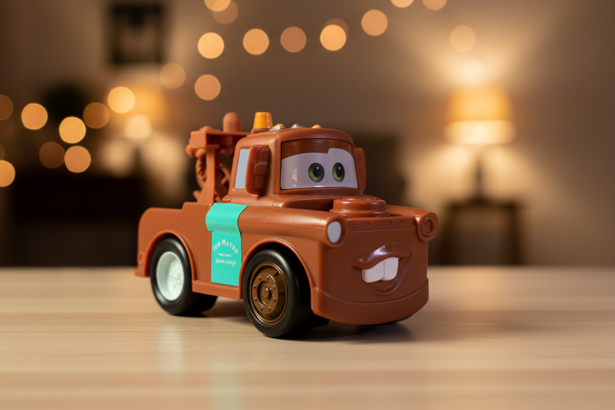 Pixar Disney Cars Track Talkers - Mater Talking Vehicle.(Batteries need replacement)