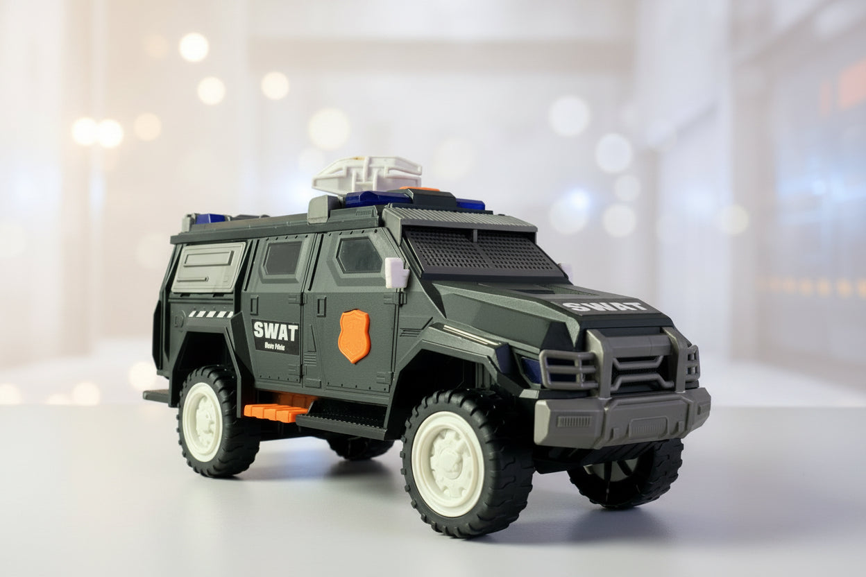 16 Inches Dickie Swat Special Unit Car Vehicle. (Rs 500 advance)