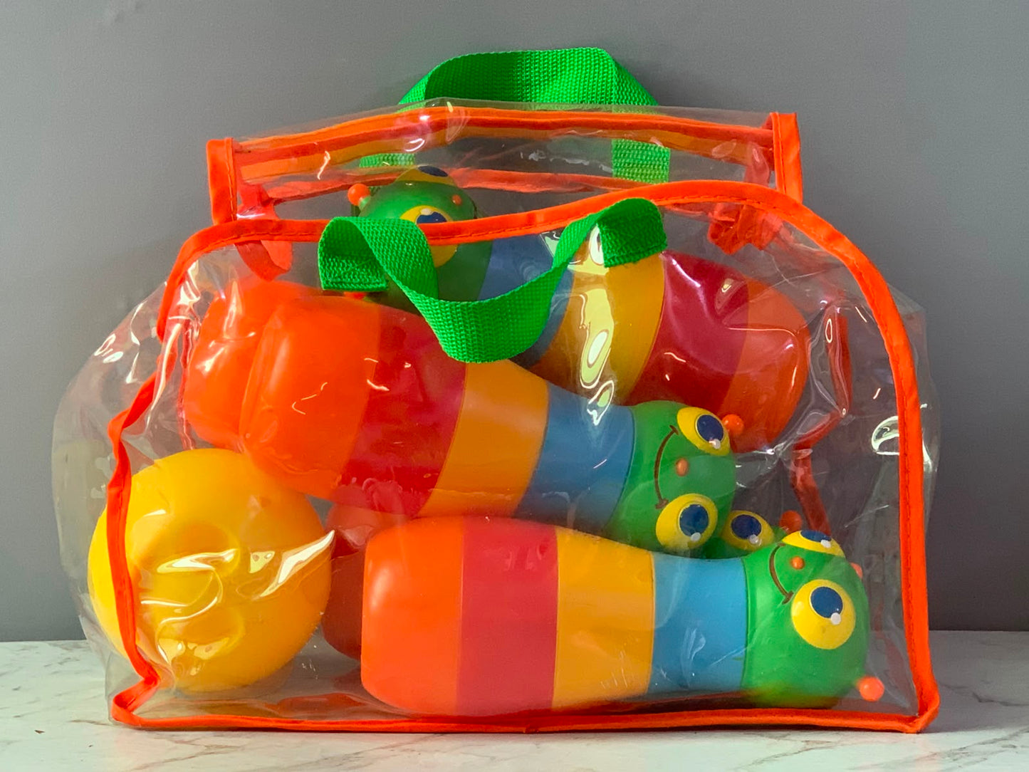 Melissa & Doug Happy Giddy Bowling Set. (5 pins available)(Rs 300 advance)