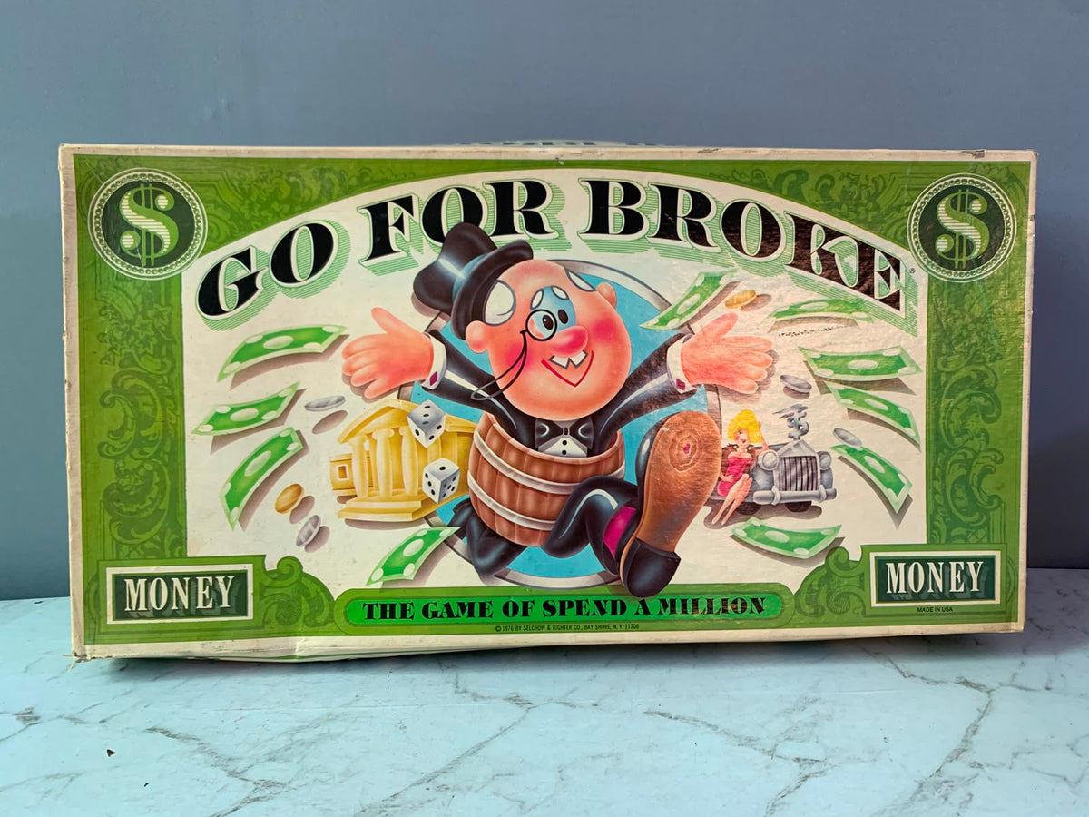 Go For Broke Board Game. (Without dice n cup)(Rs 250 advance)