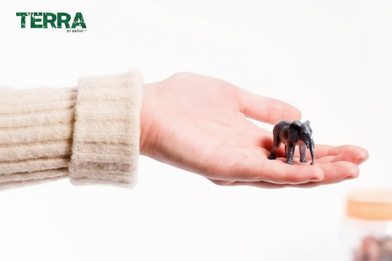 Terra By Battat Wild Animal Figurines Tube. (36 pieces)
