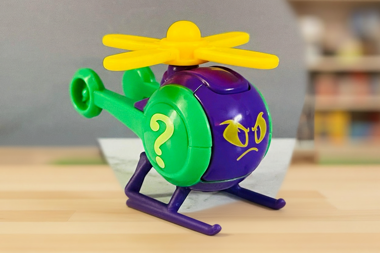 Quizz (The Riddler's Helicopter) — Batwheels Toy.