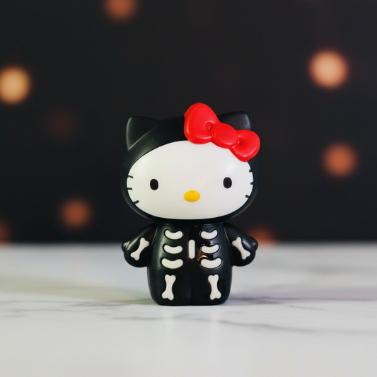 Hello Kitty Skeleton Figurine.