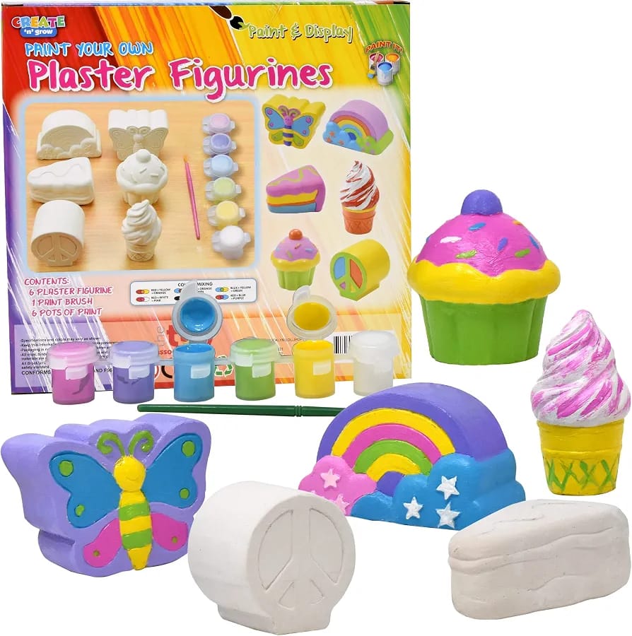 Decorate Your Own Figurines, Paint Your Own Kids Set. (New)