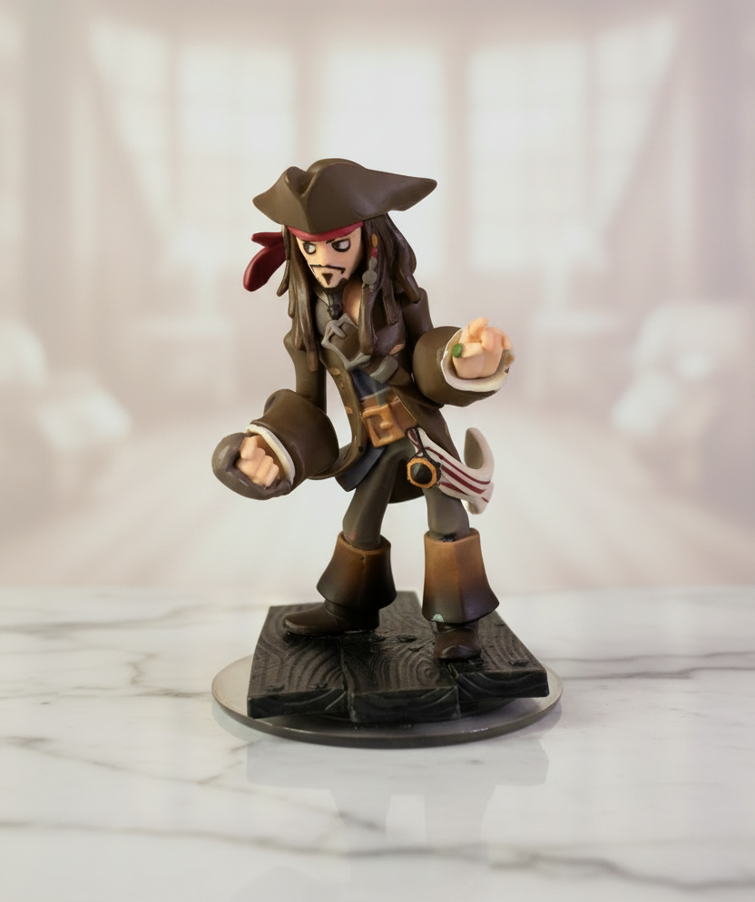 Disney Infinity 1.0 Captain Jack Sparrow Figure.