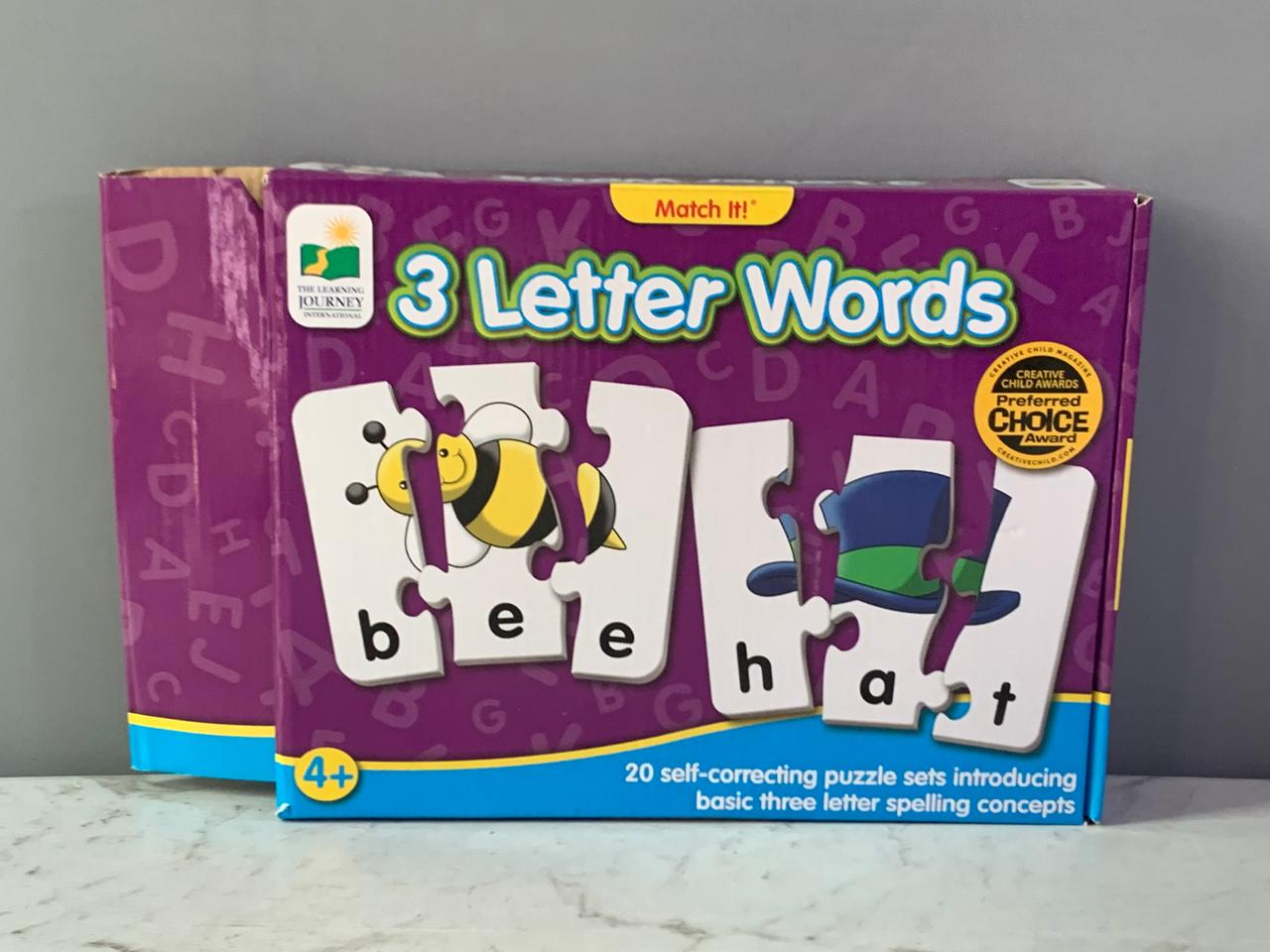 Match It! 3 Letter Words. (Rs 250 advance)