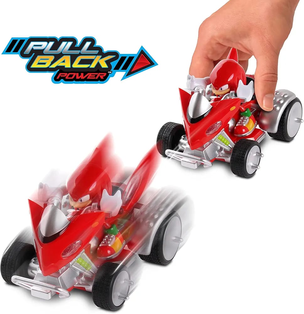 NKOK Sonic & Sega All-Stars Racing Pull Back Knuckles. (Rs 250 advance)