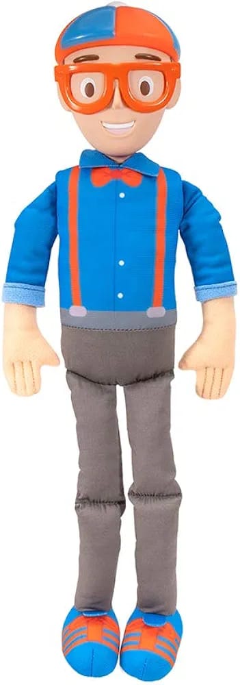 Blippi My Buddy 16-Inch Talking Plush Toy.