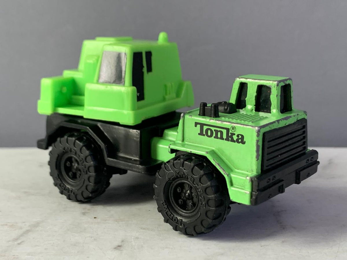 Tonka Mini Green Crane Truck.