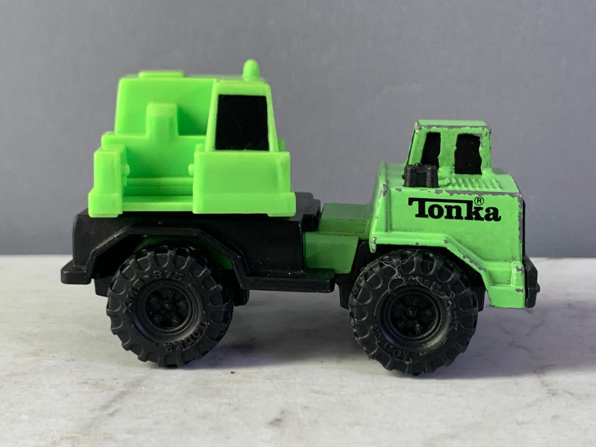 Tonka Mini Green Crane Truck.