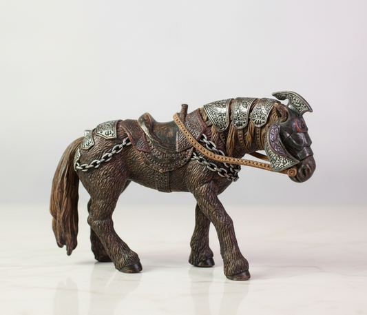 Schleich Dark Knight War Horse.
