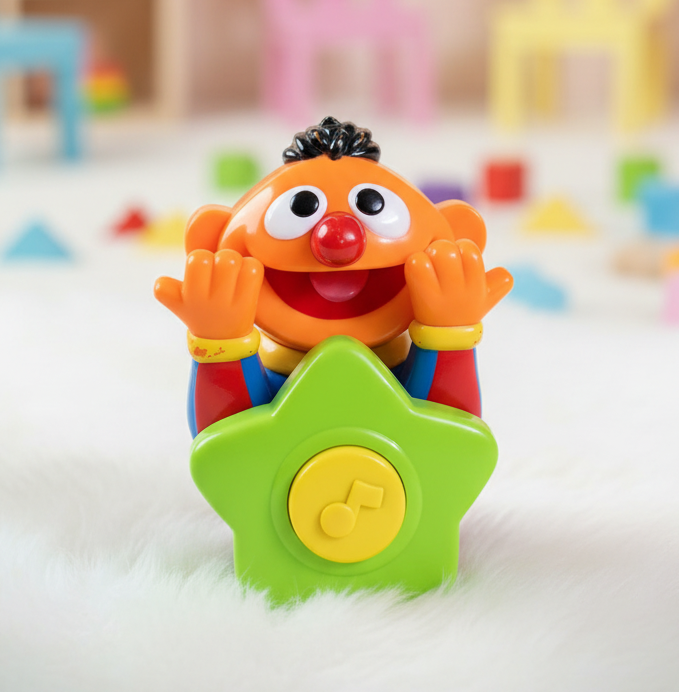 Tyco Sesame Street Ernie Musical Melody Pal Crib Toy.