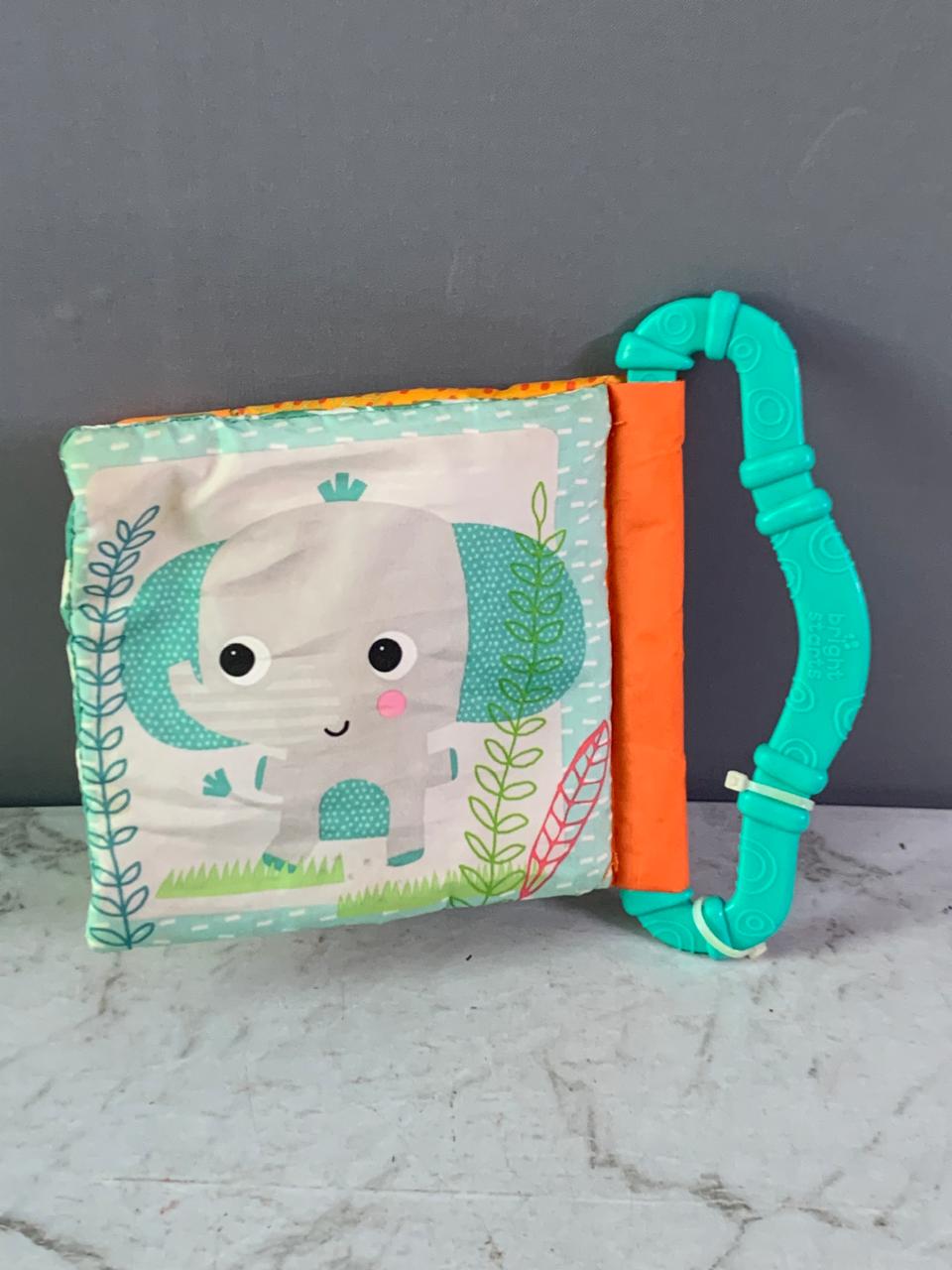 Bright Starts Teethe & Read Soft Book Toy.