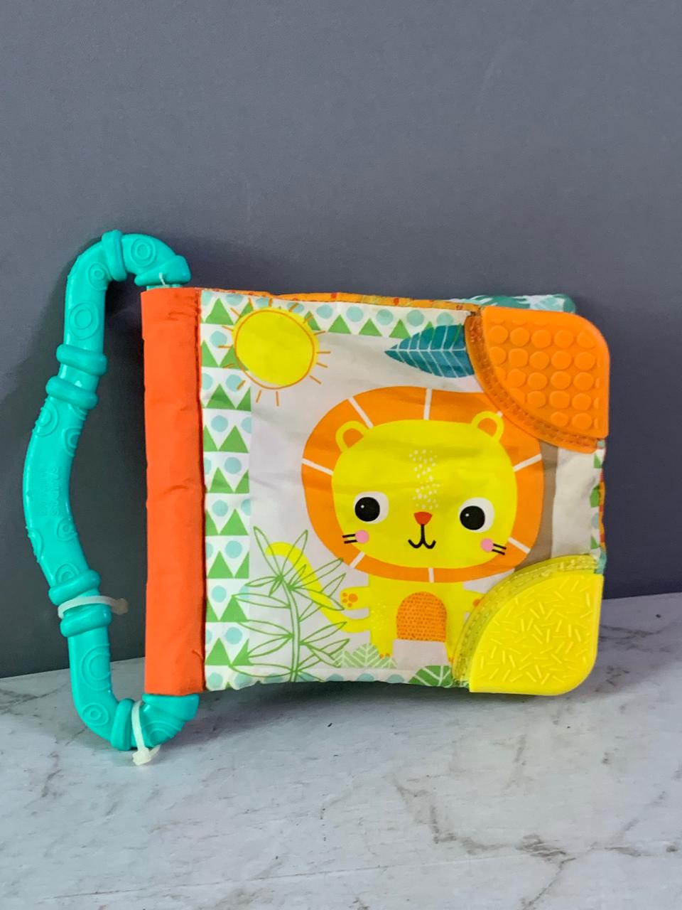 Bright Starts Teethe & Read Soft Book Toy.