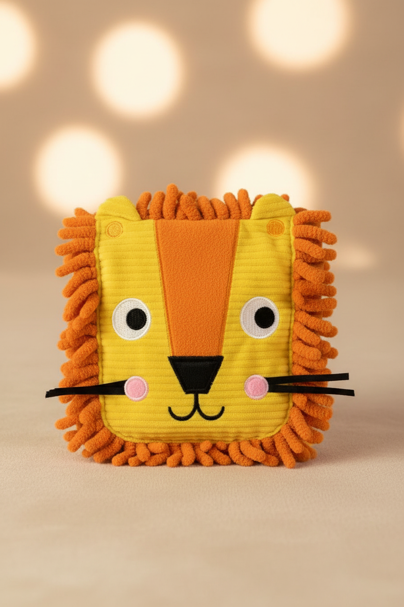 Sensory Snuggables Roar! Hand-Puppet Cloth Book.
