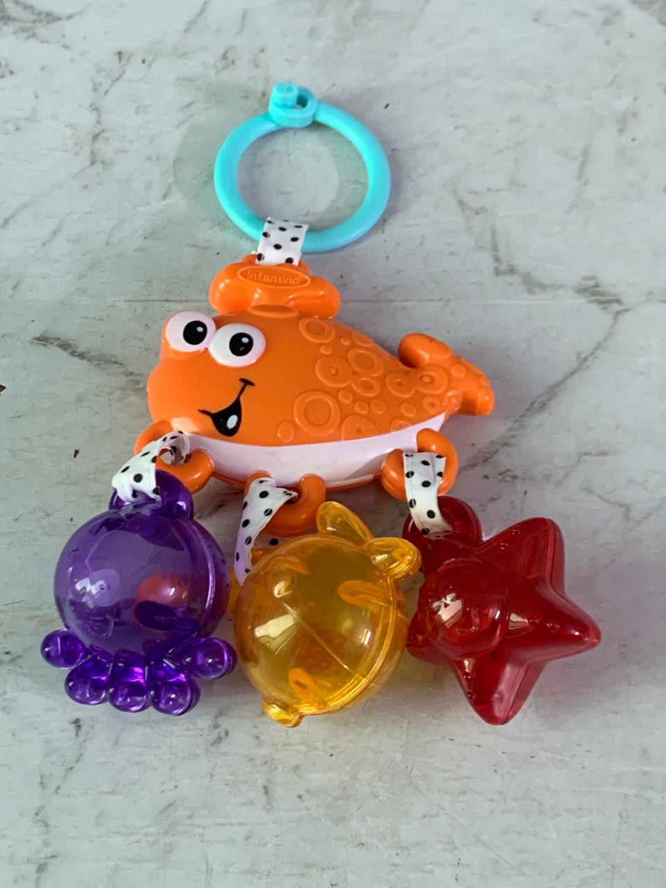 Infantino Link and Jingle Activity Rattle - Whale.