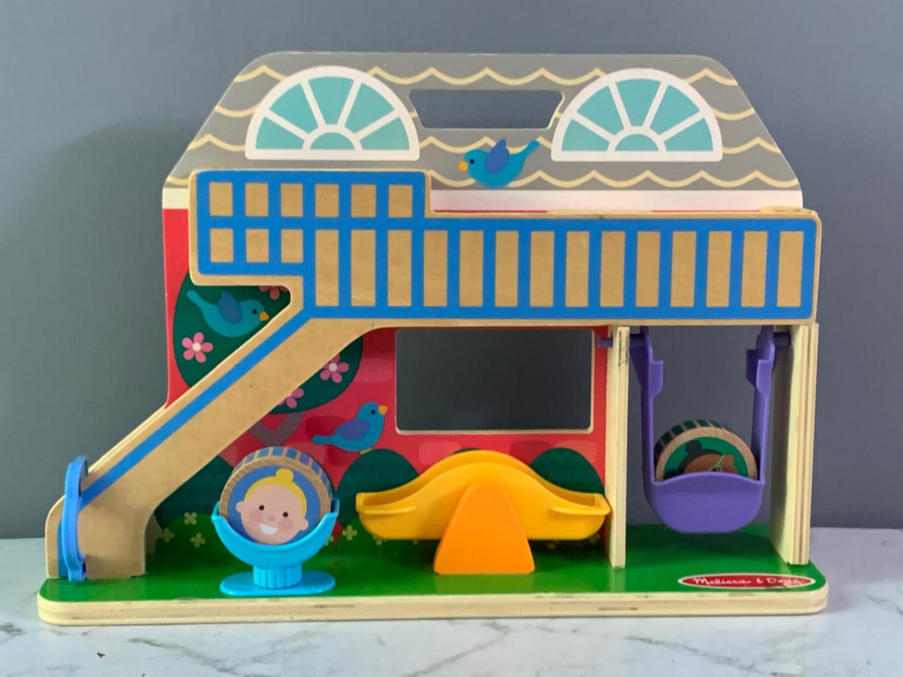 Melissa & Doug GO Tots Schoolyard Tumble. (2 tots available)(Rs 300 advance)