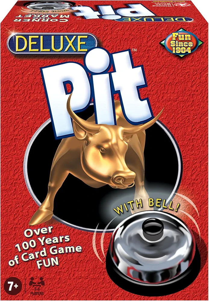 Deluxe Pit, Classic Frantic Trading Card Game. (New)