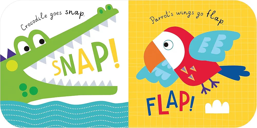 Sensory Snuggables Roar! Hand-Puppet Cloth Book.