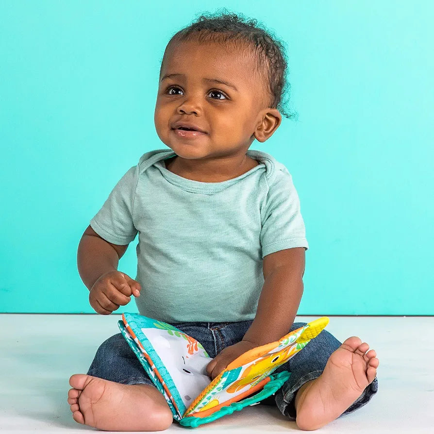 Bright Starts Teethe & Read Soft Book Toy.