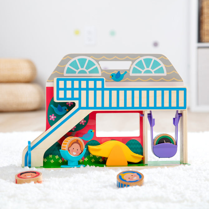 Melissa & Doug GO Tots Schoolyard Tumble. (2 tots available)(Rs 300 advance)