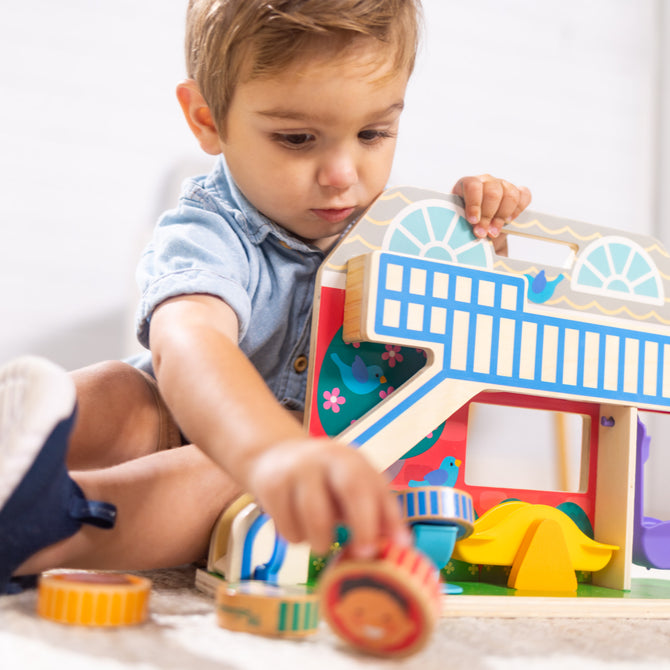 Melissa & Doug GO Tots Schoolyard Tumble. (2 tots available)(Rs 300 advance)