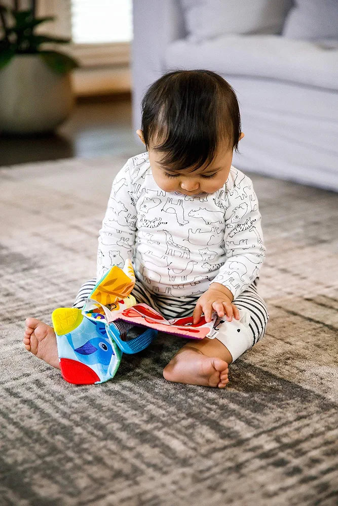 Baby Einstein Curious Explorers Teether Book Take-Along Toy.