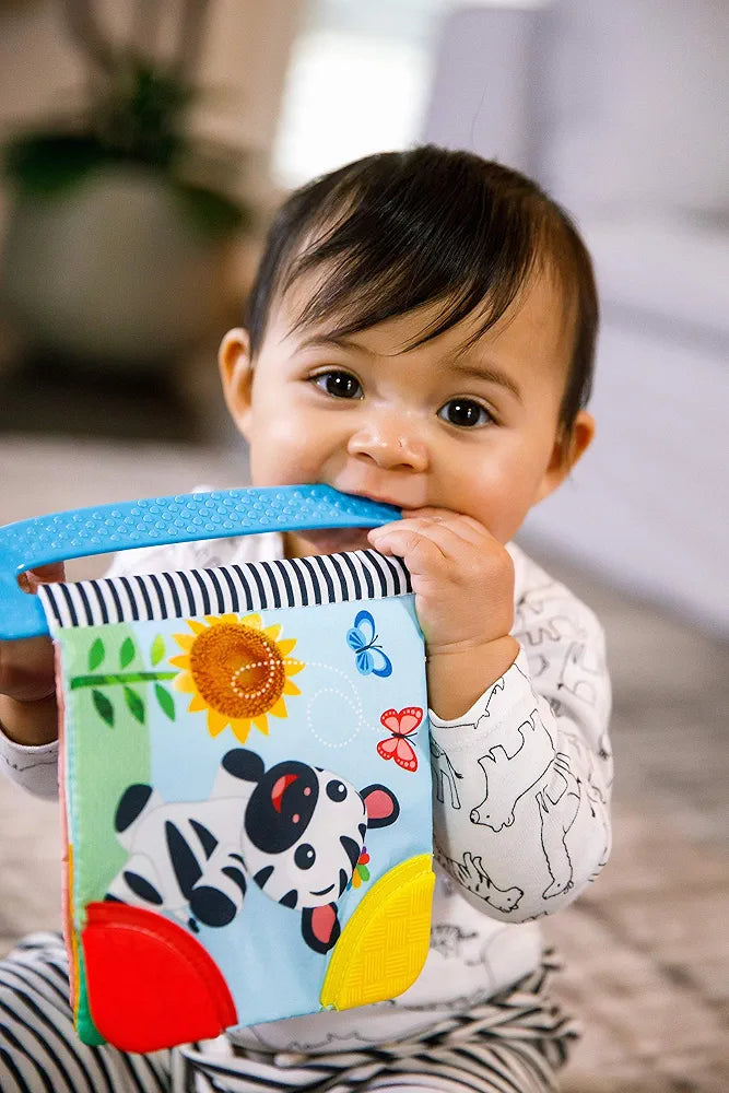 Baby Einstein Curious Explorers Teether Book Take-Along Toy.
