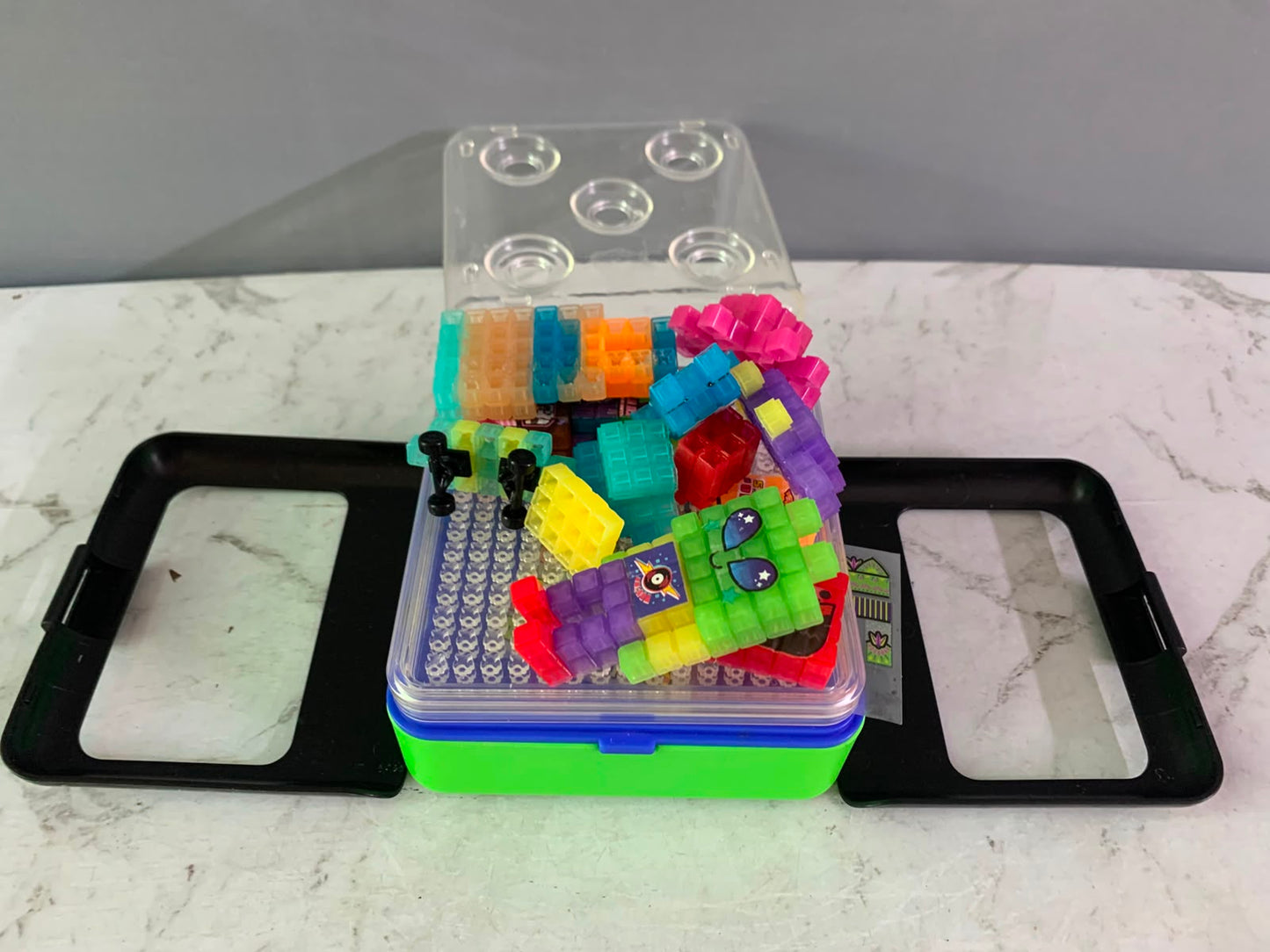 Pixobitz, Exclusive Neon Studio With Water Fuse Beads. (Rs250 advance)