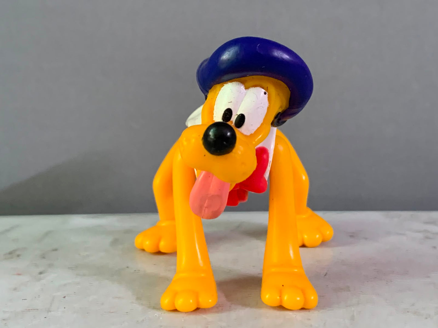 Mickey & Friends Pluto in France Plastic Figure.