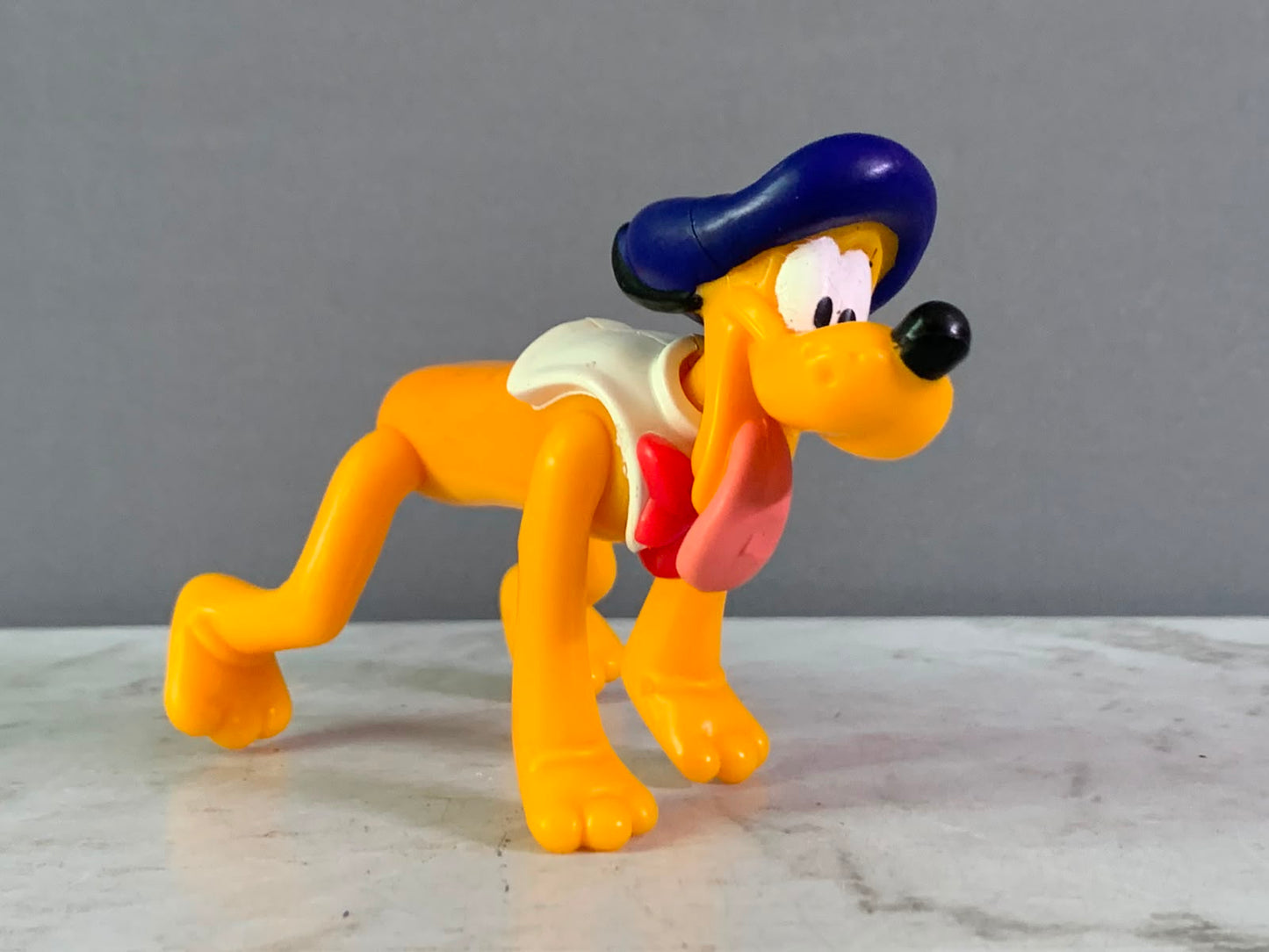 Mickey & Friends Pluto in France Plastic Figure.