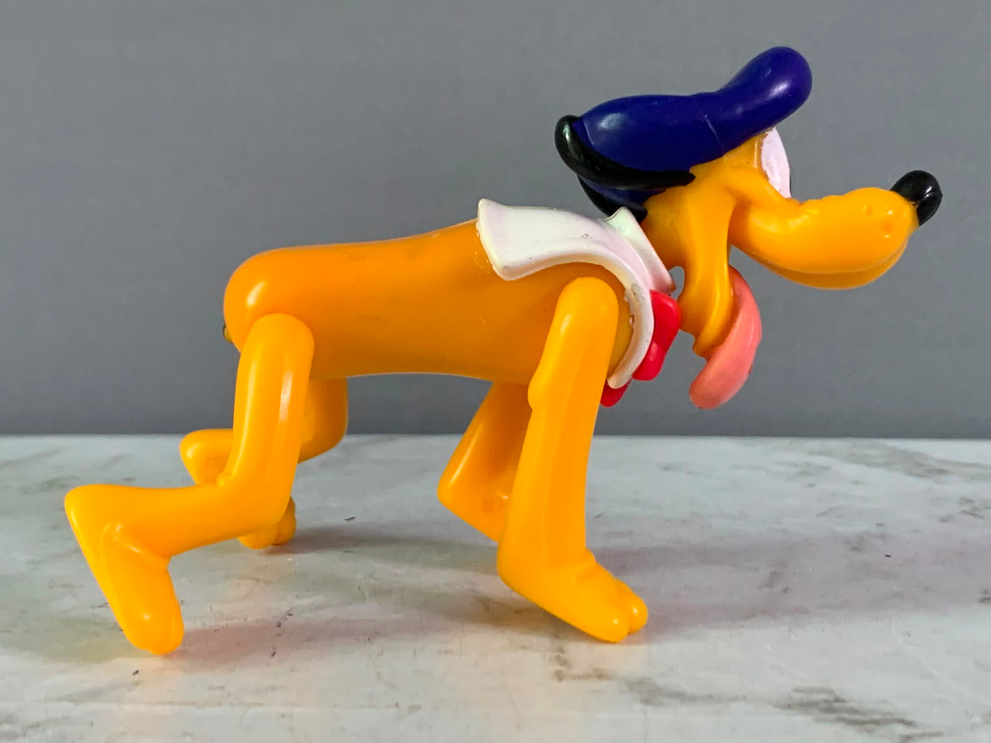 Mickey & Friends Pluto in France Plastic Figure.