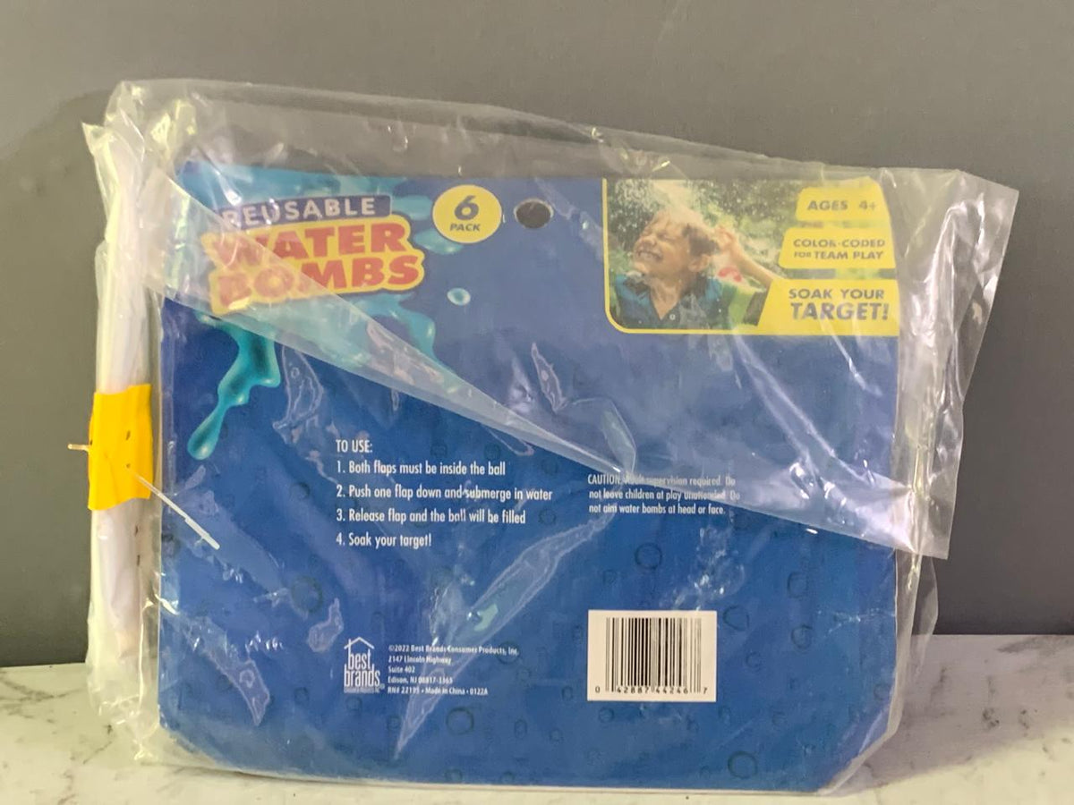 REUSABLE WATER BOMBS. (New)