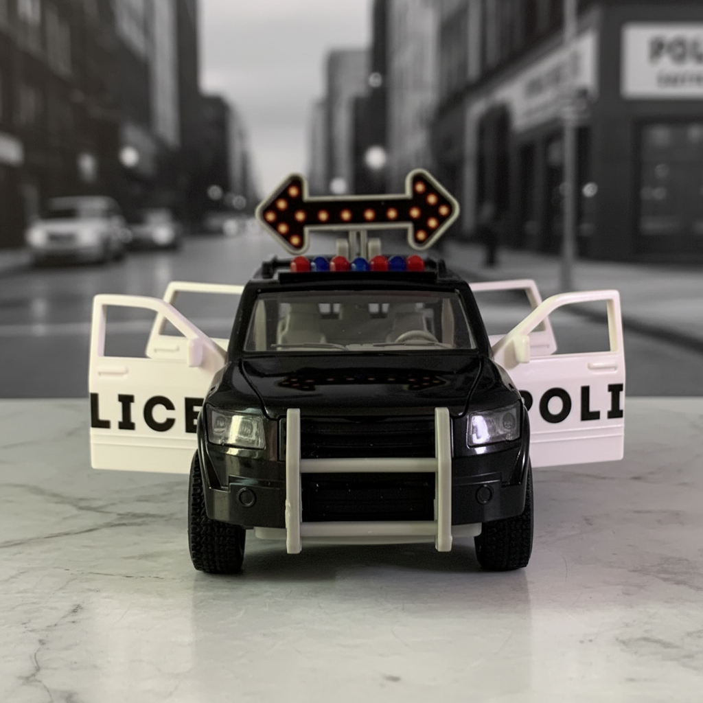 DRIVEN by Battat Police SUV.(new batteries required) (Rs 250 advance)