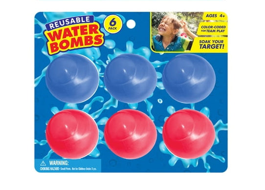 REUSABLE WATER BOMBS. (New)