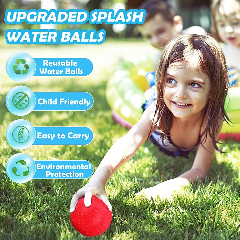 REUSABLE WATER BOMBS. (New)