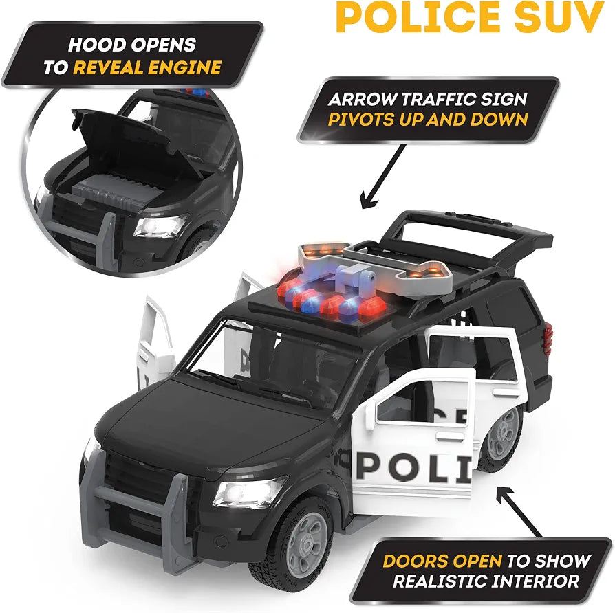 DRIVEN by Battat Police SUV.(new batteries required) (Rs 250 advance)