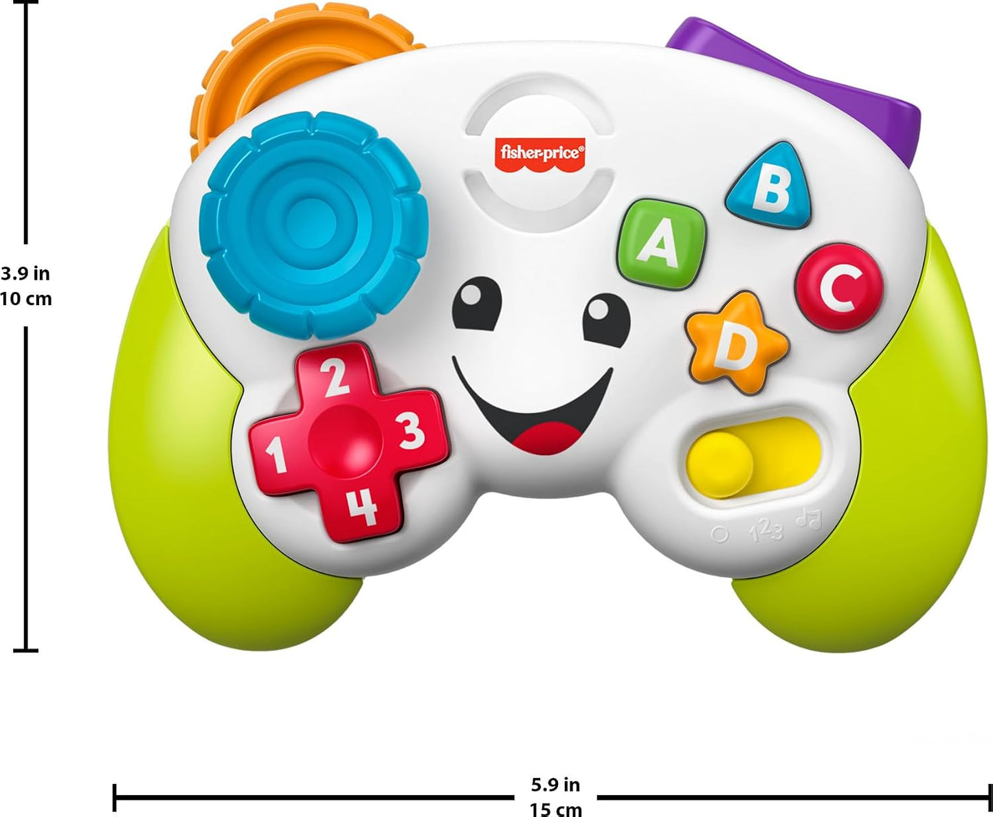 Fisher-Price Baby & Toddler Toy Laugh & Learn Game Controller.