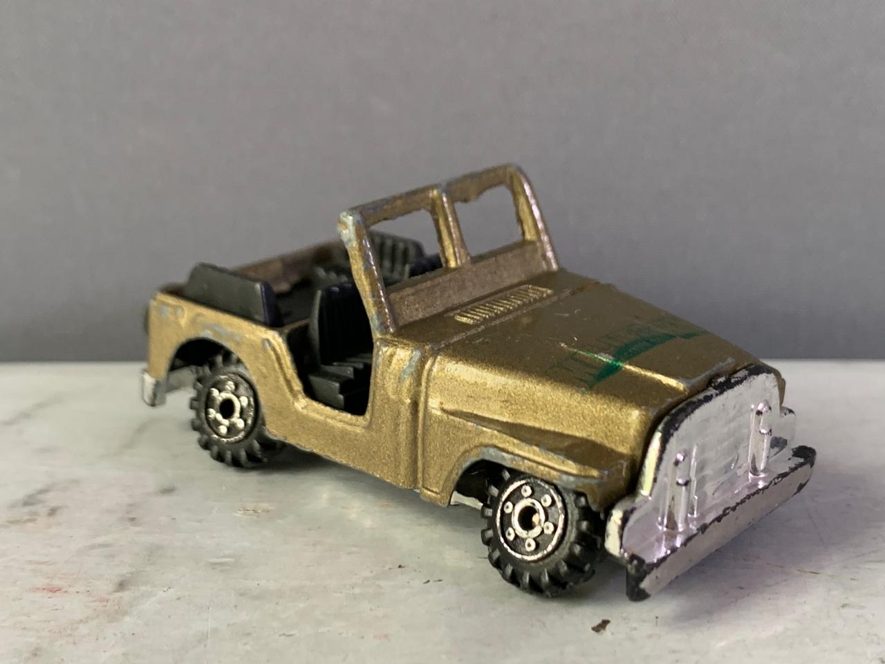 Mattel Majorette Jeep CJ-7 Die-Cast Toy Vehicle.