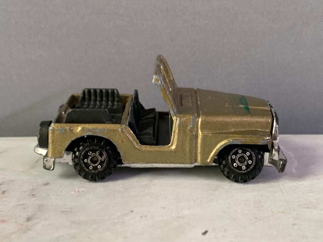Mattel Majorette Jeep CJ-7 Die-Cast Toy Vehicle.