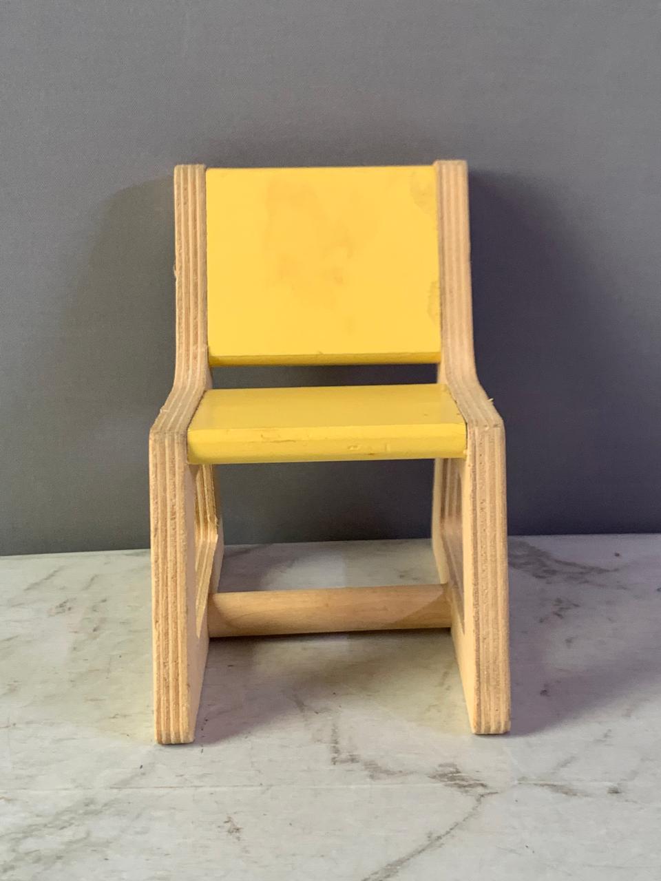 Doll house Wooden Chair.