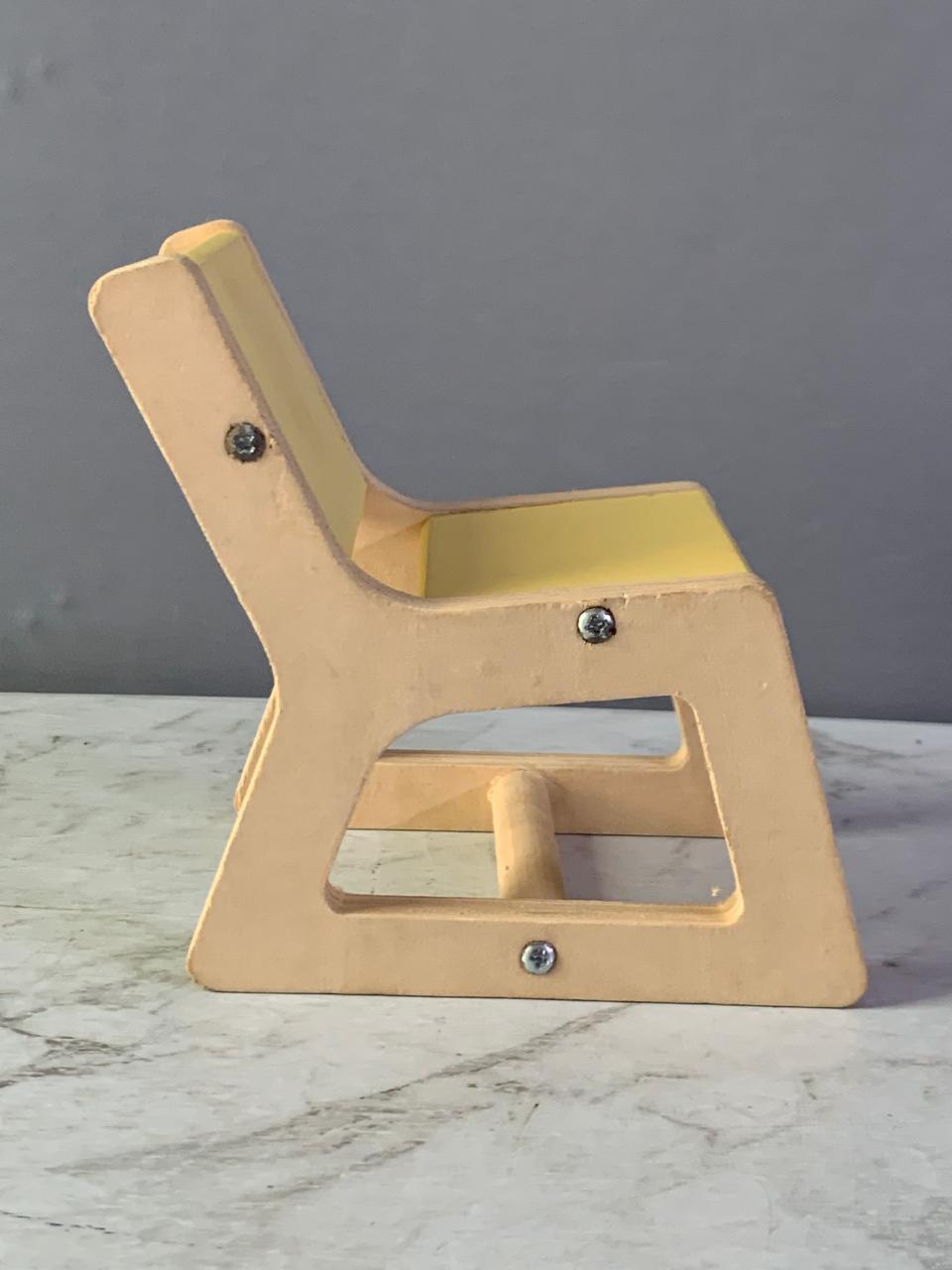 Doll house Wooden Chair.
