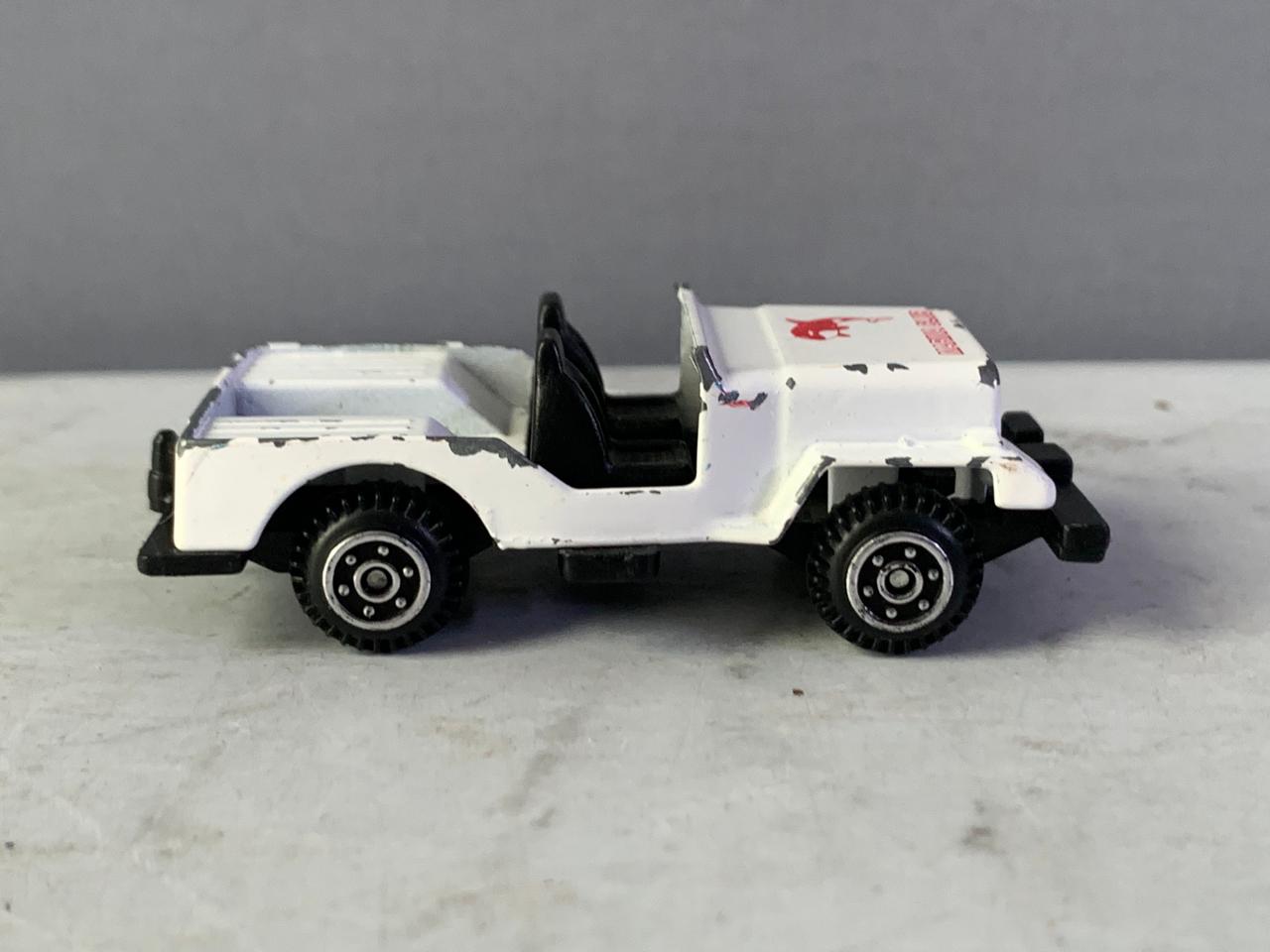 Corgi Juniors No. 5 Willys Jeep Die-Cast Toy Car.