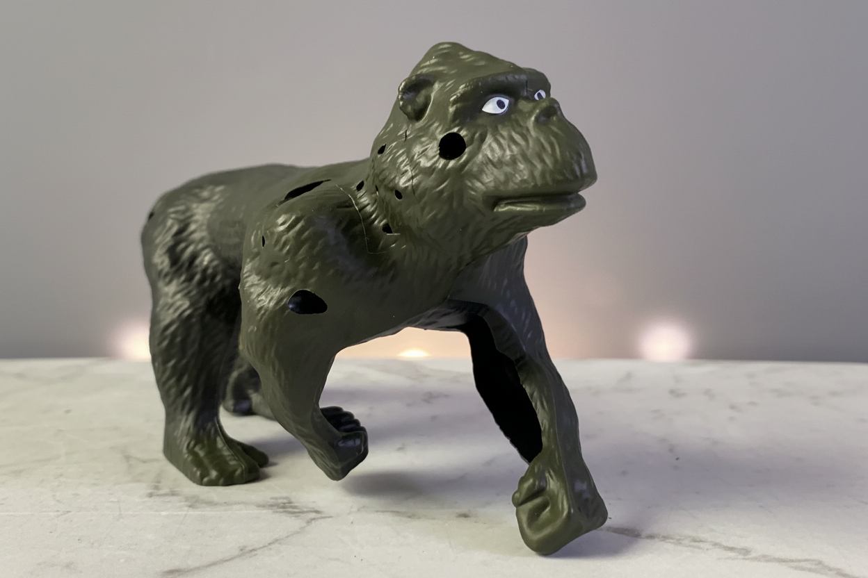 GREENBRIER INTERNATIONAL 3”x 4” GORILLA FIGURE
