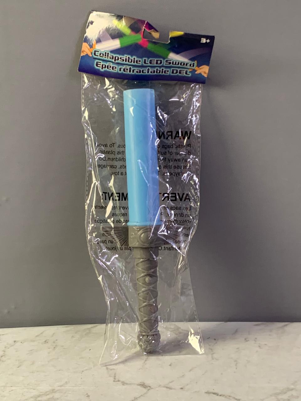 Collapsible LED Sword Toy. (New) (Rs 250 advance)
